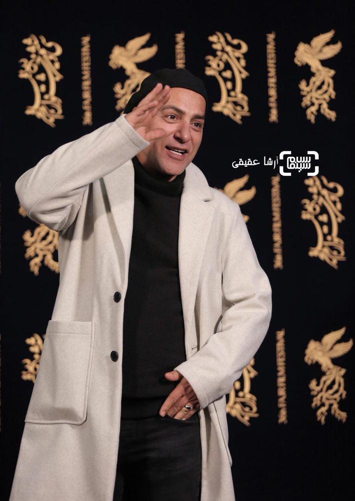 حمیدرضا آذرنگ در اکران فیلم «تنگه ابوقریب» در کاخ جشنواره سی و ششم