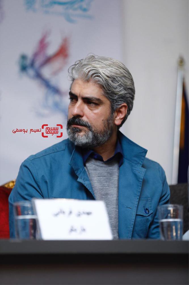 مهدی پاکدل در نشست خبری فیلم «تنگه ابوقریب» در کاخ سی و ششمین جشنواره فیلم فجر