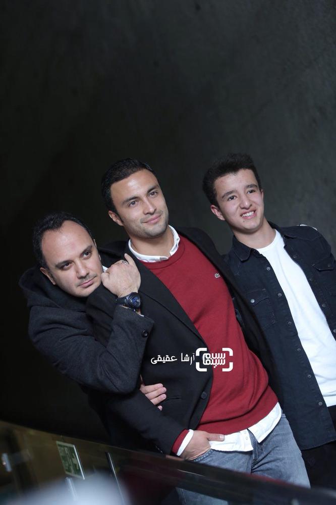 احسان کرمی، امیر جدیدی و مهدی قربانی در اکران فیلم «تنگه ابوقریب» در کاخ جشنواره سی و ششم