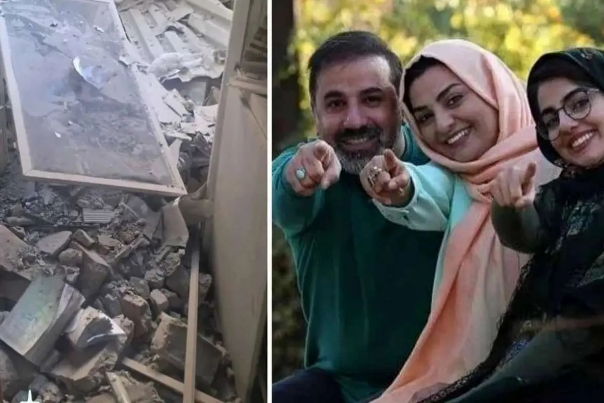 آسیب به منزل مسکونی مرحوم علی سلیمانی در جنگ اخیر