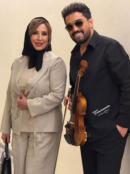 کت و شلوار کرمی مرجانه گلچین