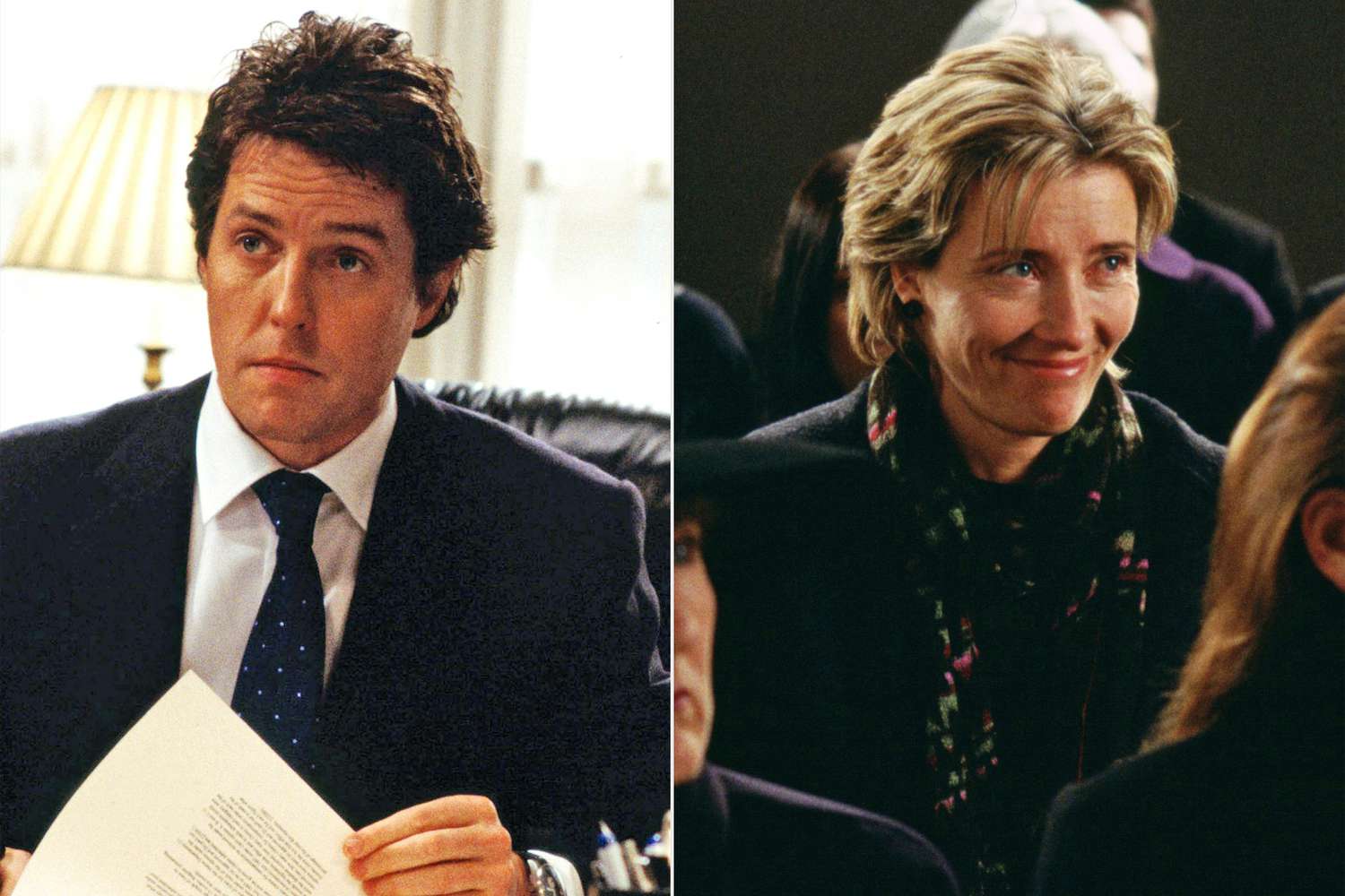 اعتراف بامزه هیو گرانت به اما تامپسون درباره Love Actually