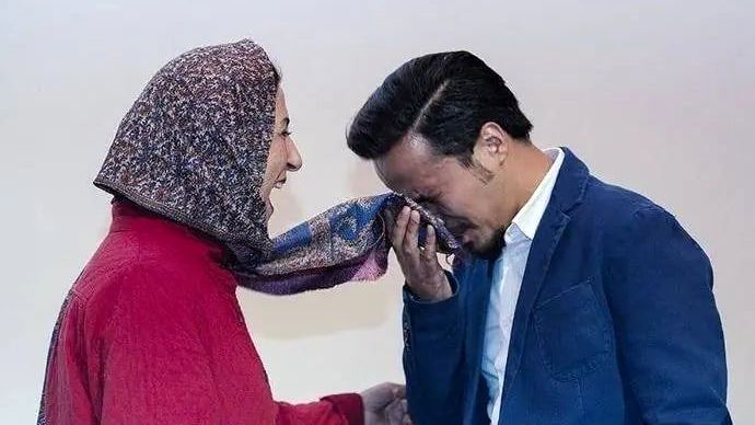 پیغام احساسی حسین سلیمانی برای تولد فاطمه معتمدآریا