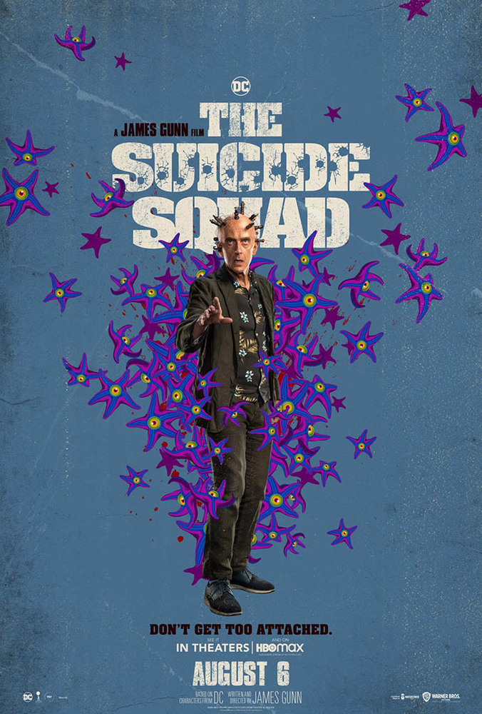 پیتر کاپالدی در پوستر فیلم «جوخه انتحاری» (The Suicide Squad)