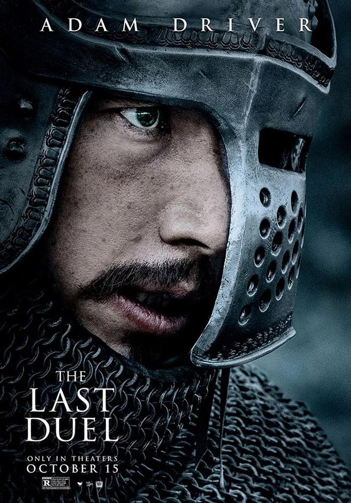 آدام درایور در پوستر فیلم «آخرین دوئل» (The Last Duel)