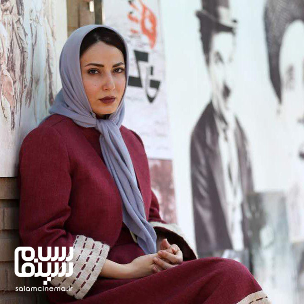 سمیرا حسنپور در پشت صحنه سریال «دل دادگان»