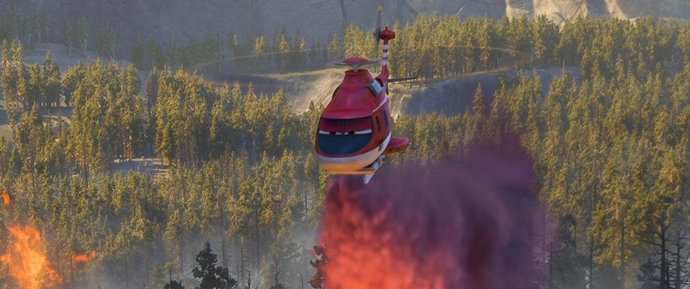 نمایی از انیمیشن «هواپیماها 2: آتش و نجاتم»(Planes: Fire & Rescue)