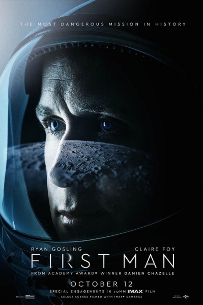 پوستر فیلم سینمایی «اولین مرد» First Man با بازی رایان گاسلینگ