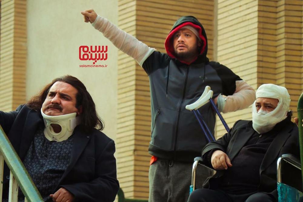 محمدرضا شریفی نیا، میرطاهر مظلومی و علی صادقی در فیلم «زن ها فرشته اند 2»
