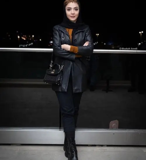 کت‌ چرم بازیگران ایرانی