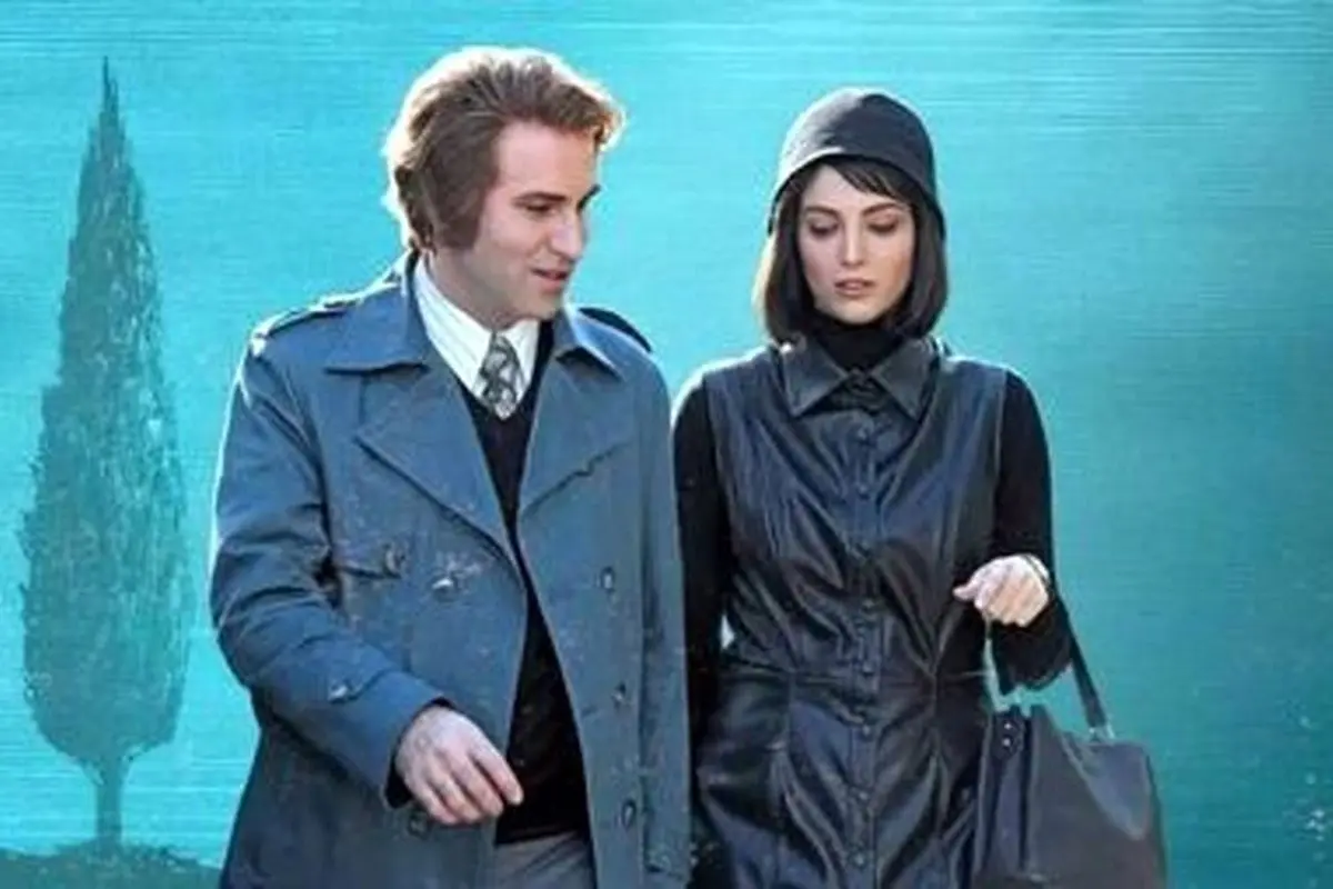 قاب دوستانه بنفشه ریاضی و هوتن شکیبا در پشت‌صحنه تاسیان