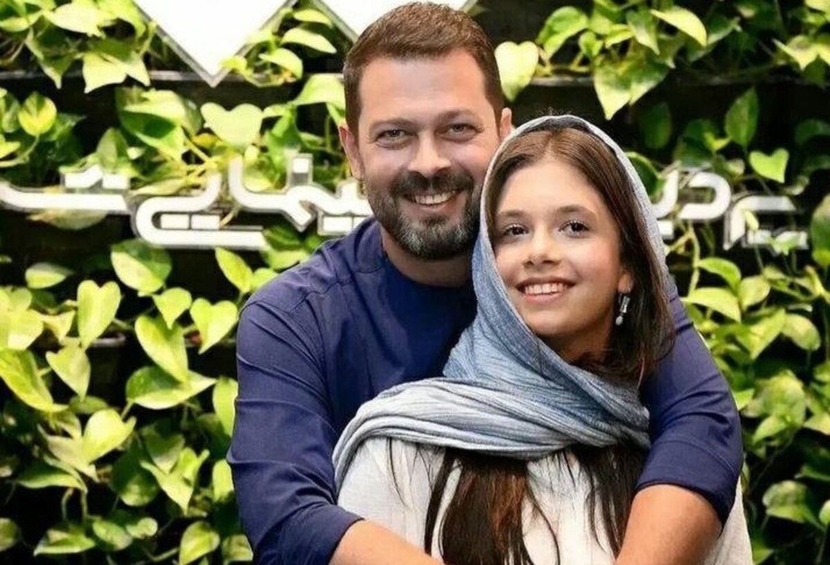 تبریک تولد عاشقانه نفس بازغی به پدرش : با تو دنیا جای قشنگ تریه بابا + عکس