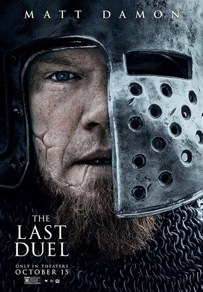 مت دیمون در پوستر فیلم «آخرین دوئل» (The Last Duel)