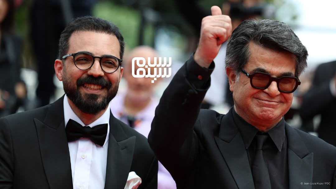 جعفر پناهی و عوامل فیلم یک تصادف ساده بر فرش قرمز کن 2025 | عکس