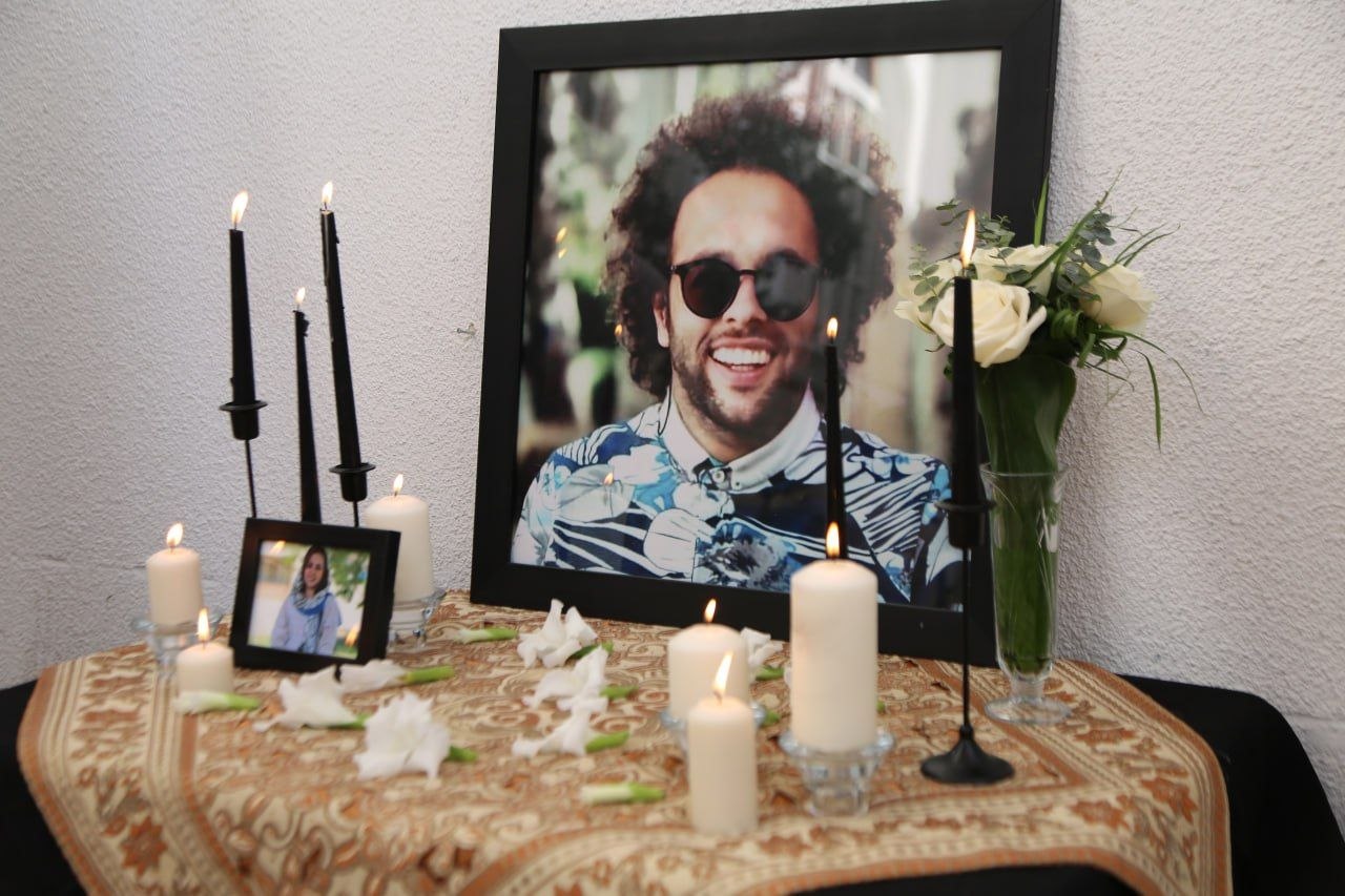 فیلمی از مراسم یادبود «جواد گنجی»