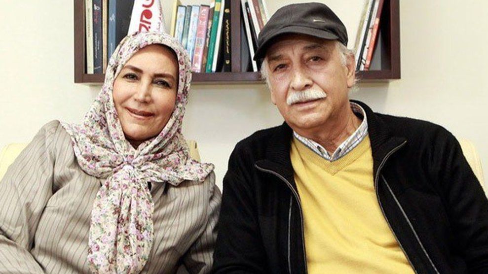 مصاحبه مهران مدیری با بازیگر ندیمه زلیخا و پدر یوسف پیامبر + ویدیو