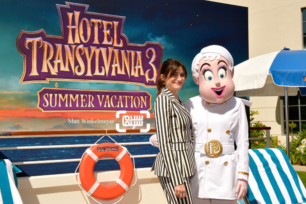 کاترین هان در فتوکال انیمیشن «هتل ترانسیلوانیا ۳»(Hotel Transylvania 3) در کالیفرنیا