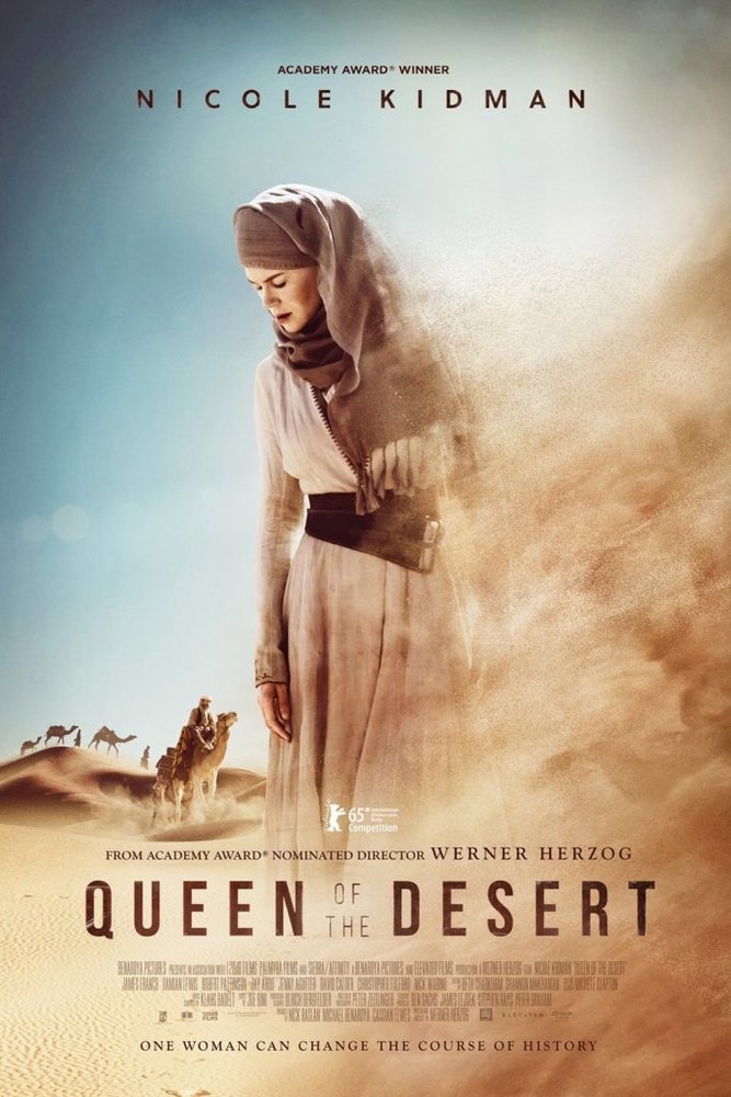 پوستر فیلم «ملکه صحرا»(Queen Of The Desert) با بازی نیکول کیدمن