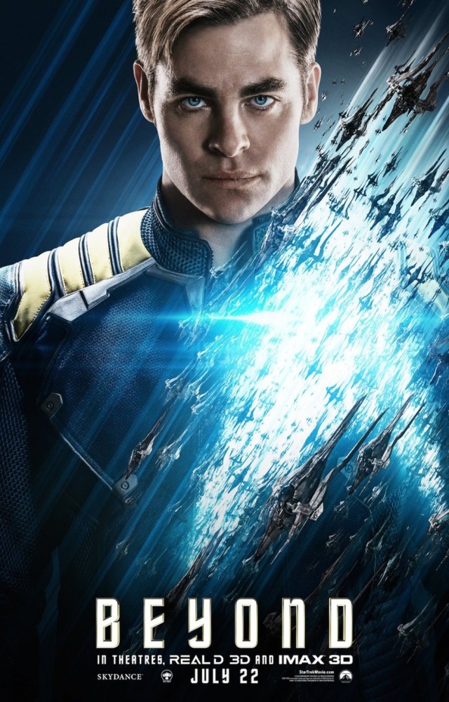 پوستر فیلم «ماورای پیشتازان فضا»(star trek beyond) با بازی کریس پاین