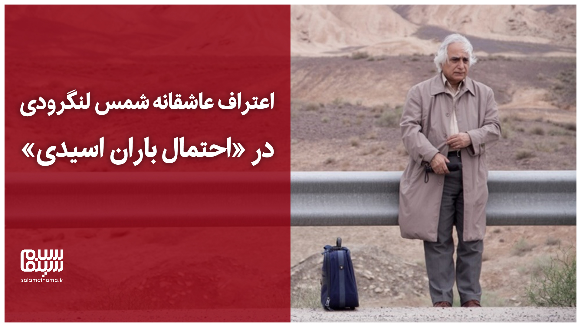 اعتراف عاشقانه شمس لنگرودی در «احتمال باران اسیدی»