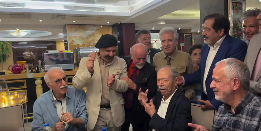 همخوانی تصنیف «امشب شب مهتابه» توسط هنرمندان پیشکسوت