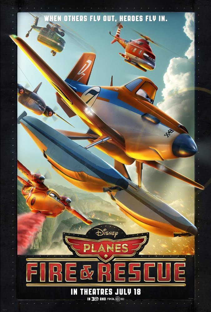 پوستر انیمیشن «هواپیماها 2: آتش و نجاتم»(Planes: Fire & Rescue)