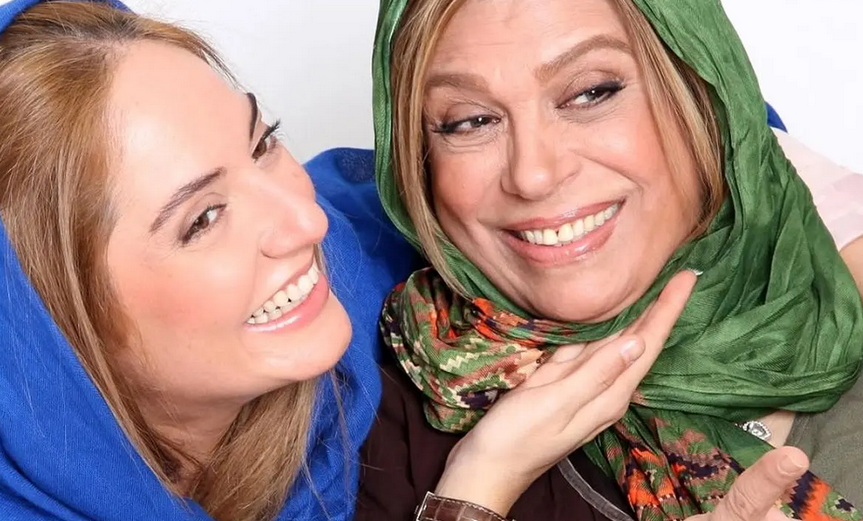 سفر در زمان؛ «مهناز افشار» 25 ساله در کنار «گوهر خیراندیش» در پشت‌صحنه یک فیلم؛ سال 81