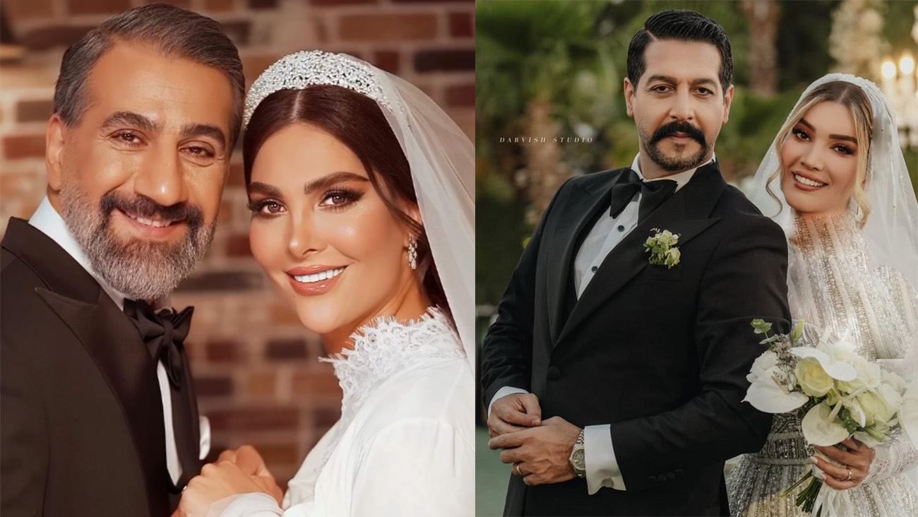 عکس همسر محمد نادری و متین ستوده / کدام عروس جذاب تر است؟!