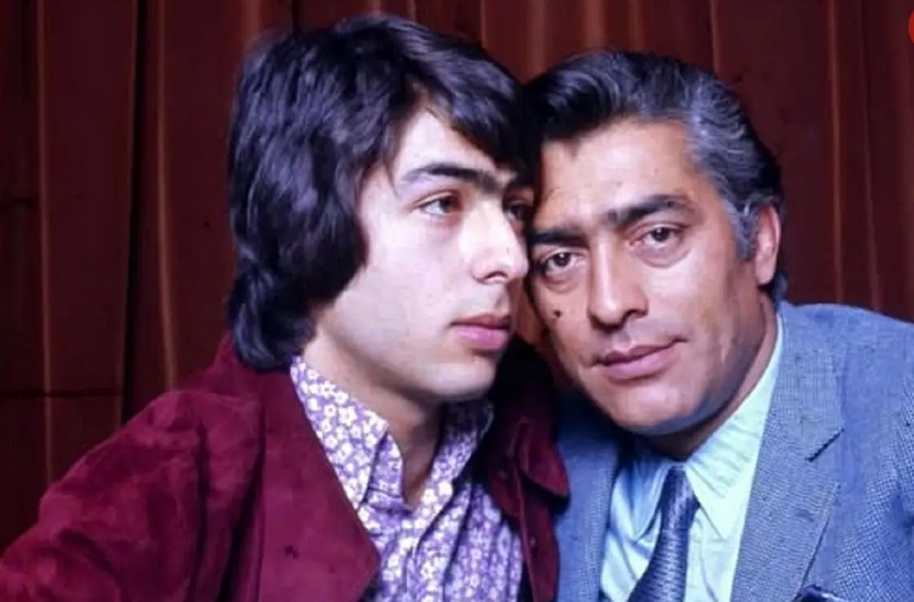 سفر در زمان؛ «فردین» به همراه پسرش «سعید» در یک کافه در تهران؛ دهه 50