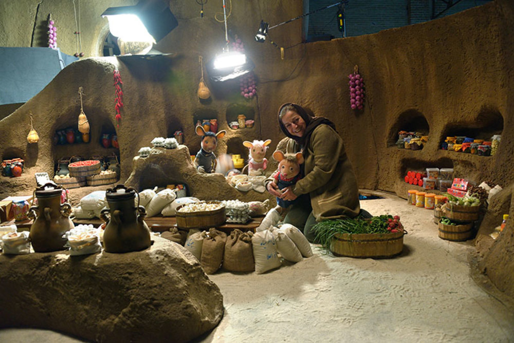 مرضیه برومند در پشت صحنه شهر موشها 2