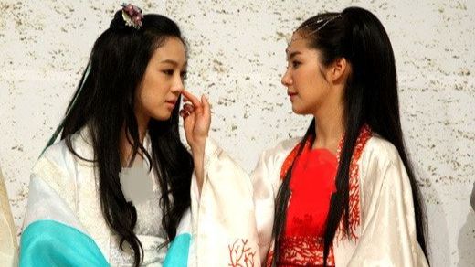 سفر در زمان؛ خندۀ شدید «پرنسس لاهی» و «پرنسس جامیونگ» در جشن پایان سریال «جومونگ 3»