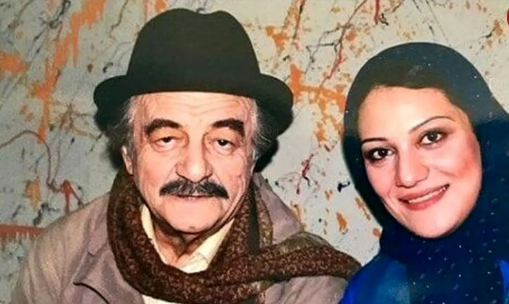سفر در زمان؛ «منوچهر نوذری» در کنار «فروزان» در مراسم اهدای جوایز سینمایی؛ دهۀ 50