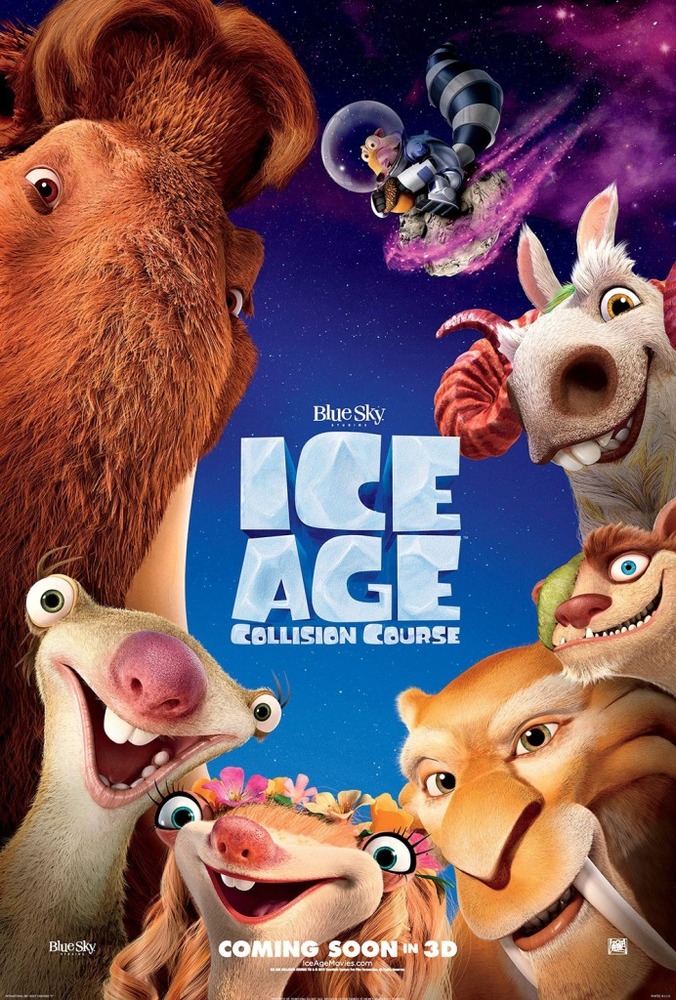 پوستر «عصر یخبندان 5: دوره برخورد»(Ice Age: Collision Course)
