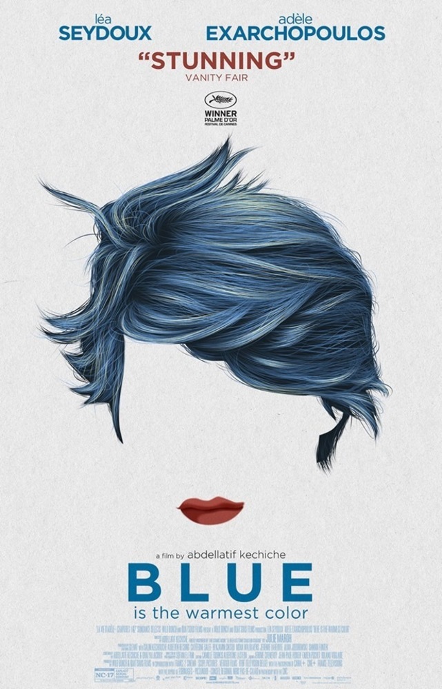 پوستر فیلم «آبی گرم‌ترین رنگ است»(Blue Is The Warmest Color)