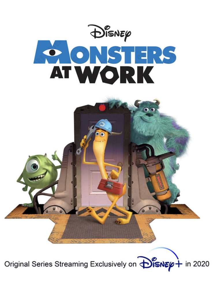 پوستر سریال «هیولاها در محل کار» (Monsters at Work)