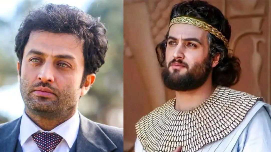 پشت صحنه سریال یوسف پیامبر؛ «یوزارسیف» و «فرج‌الله سلحشور» در حال تمرین «شمشیرزنی» + عکس