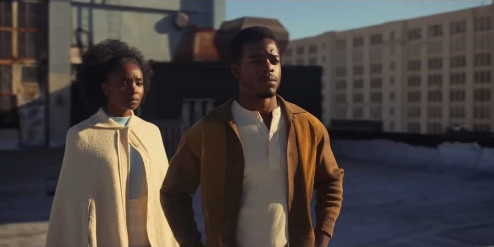 استفان جیمز و کیکی لین در نمایی از فیلم سینمایی «اگر خیابان بیل به حرف بیاید» (If Beale Street Could Talk)