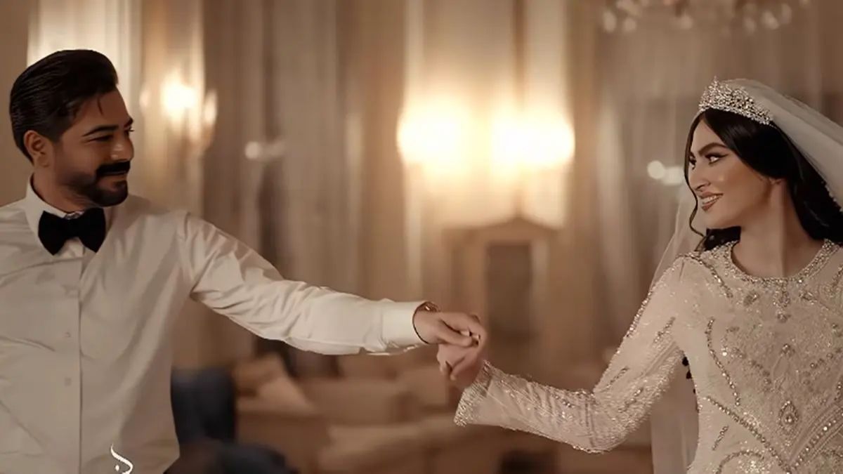 فیلمی زیبا از لحظه چیدمان جهیزیه باکلاس مریم مومن در خانه جدیدش