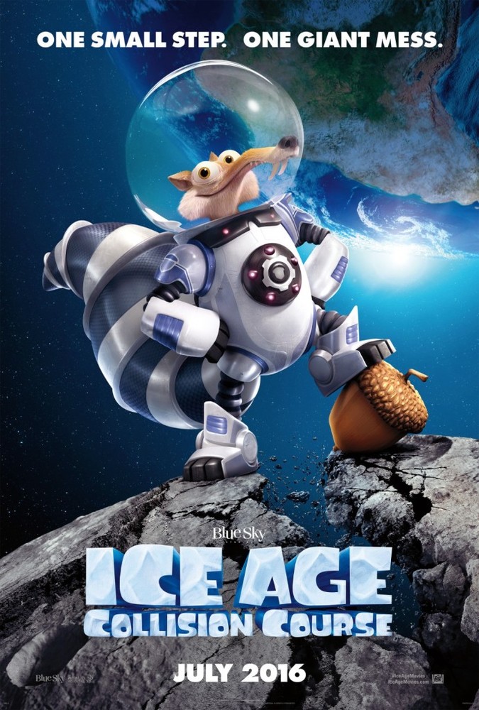 پوستر انیمیشن فیلم «عصر یخبندان 5: دوره برخورد»(Ice Age: Collision Course)