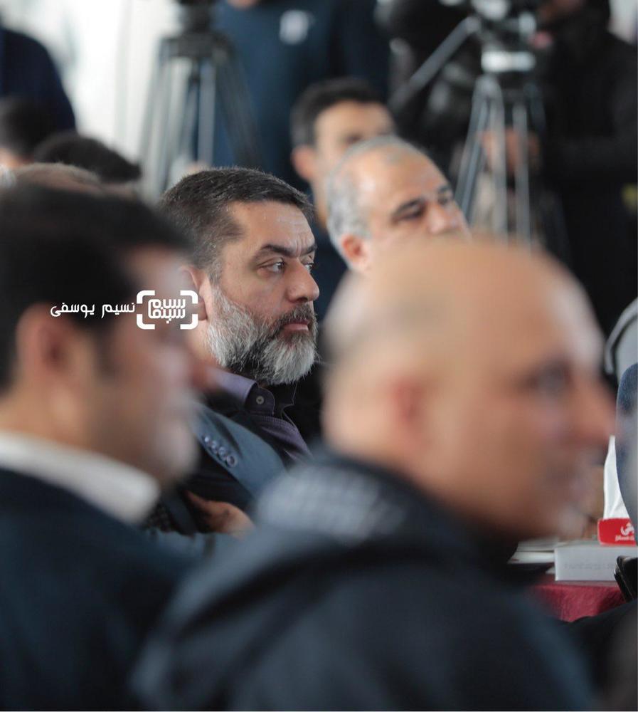 سیدمحمود رضوی در مراسم قرعه کشی برنامه نمایش فیلمهای جشنواره فجر 37