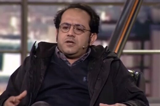 حضور احسان عبدی‌ پور در مراسم سنج و دمام‌زنی خیمه هنر
