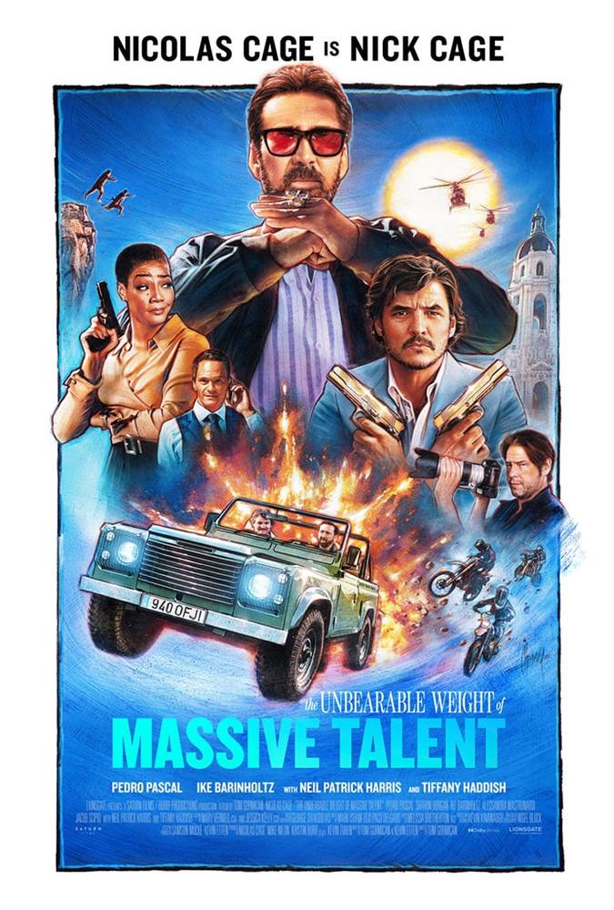 پوستر فیلم «وزن غیرقابل تحمل استعداد عظیم»(The Unbearable Weight of Massive Talent)