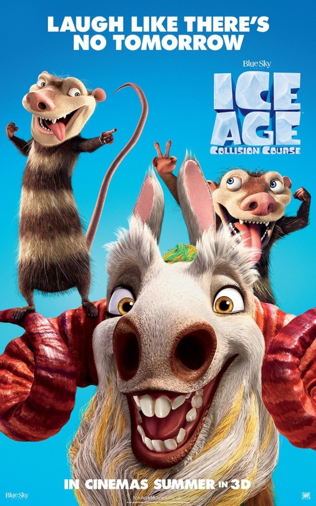 پوستر انیمیشن سینمایی «عصر یخبندان 5: دوره برخورد»(Ice Age: Collision Course)