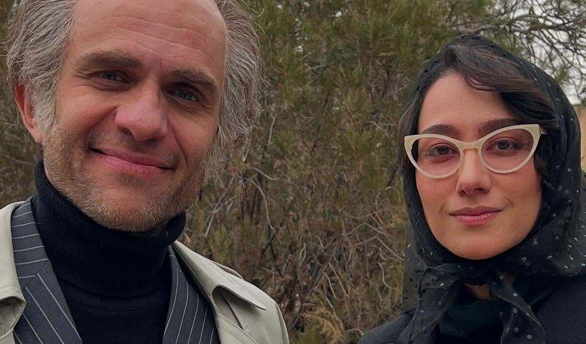 عکس حاشیه دار دنیز دانش صمدی و هوتن شکیبا در رستوران