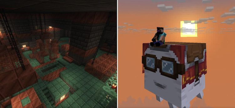 گیم دراپ‌ها ویژگی‌های جدید را بیشتر از به‌روزرسانی‌های بزرگ به ماینکرفت ارائه می‌دهد.