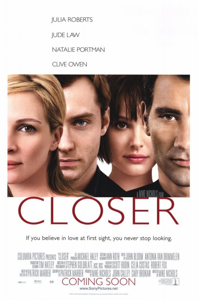 پوستر فیلم «نزدیکتر»(closer)