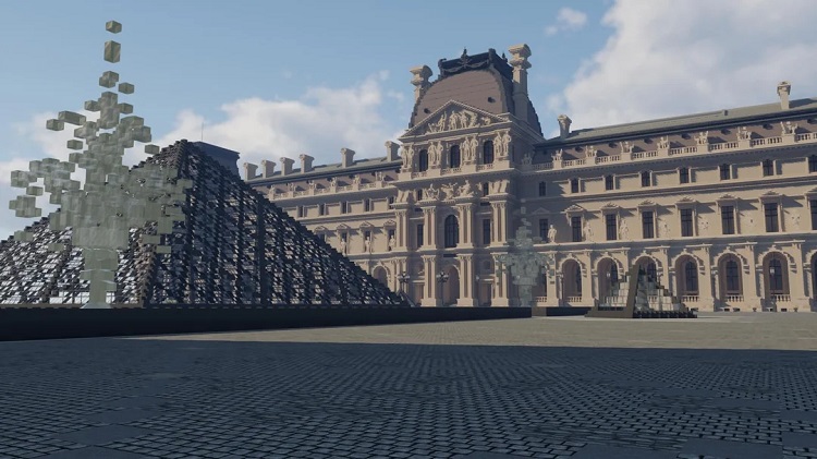 ماینکرفت بهترین مکان برای نمایش هنر است!