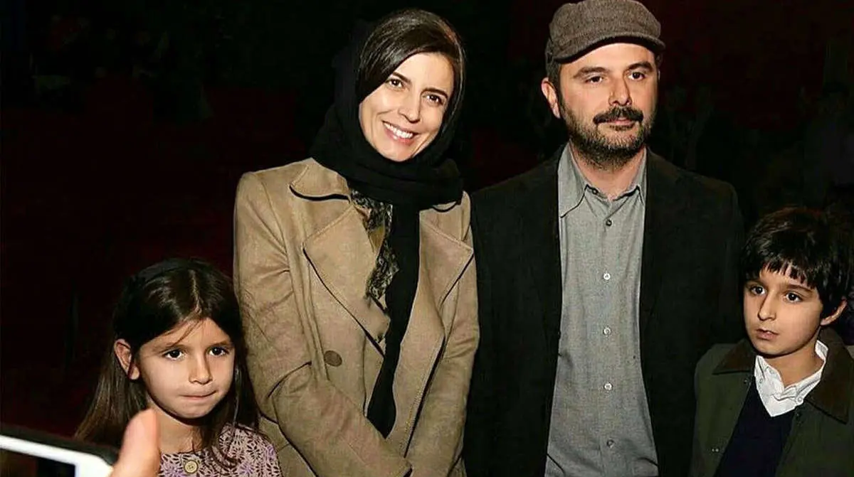 لیلا حاتمی و پسرش در ونیز