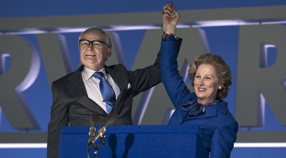 جیم برودبنت و مریل استریپ در فیلم «بانوی آهنی»(The Iron Lady)