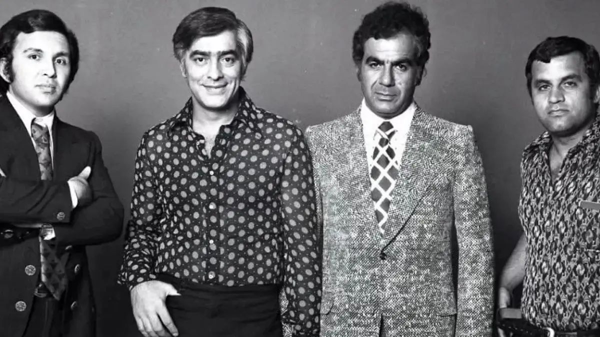 عکس| سفر در زمان؛ دیدار «فردین» و «ناصر ملک مطیعی» در دوران پیری؛ دهه 70